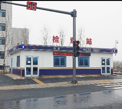 万彩网—防弹防爆警务站材质尺寸均可定制