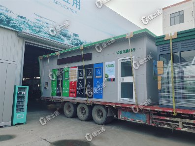 万彩网助力2021年京津冀环卫展垃圾房发货啦