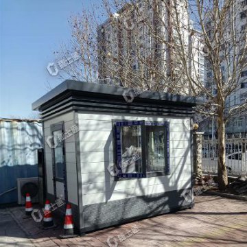 万彩网平顶金属雕花板草案岗亭