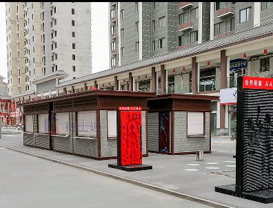 万彩网岗亭厂家助力景区经济发展