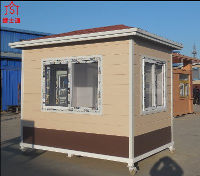 公交车站移动办公室室外办公区-万彩网岗亭