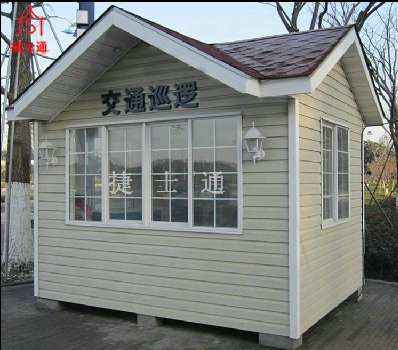 北京交通巡逻成品岗亭-万彩网岗亭厂家